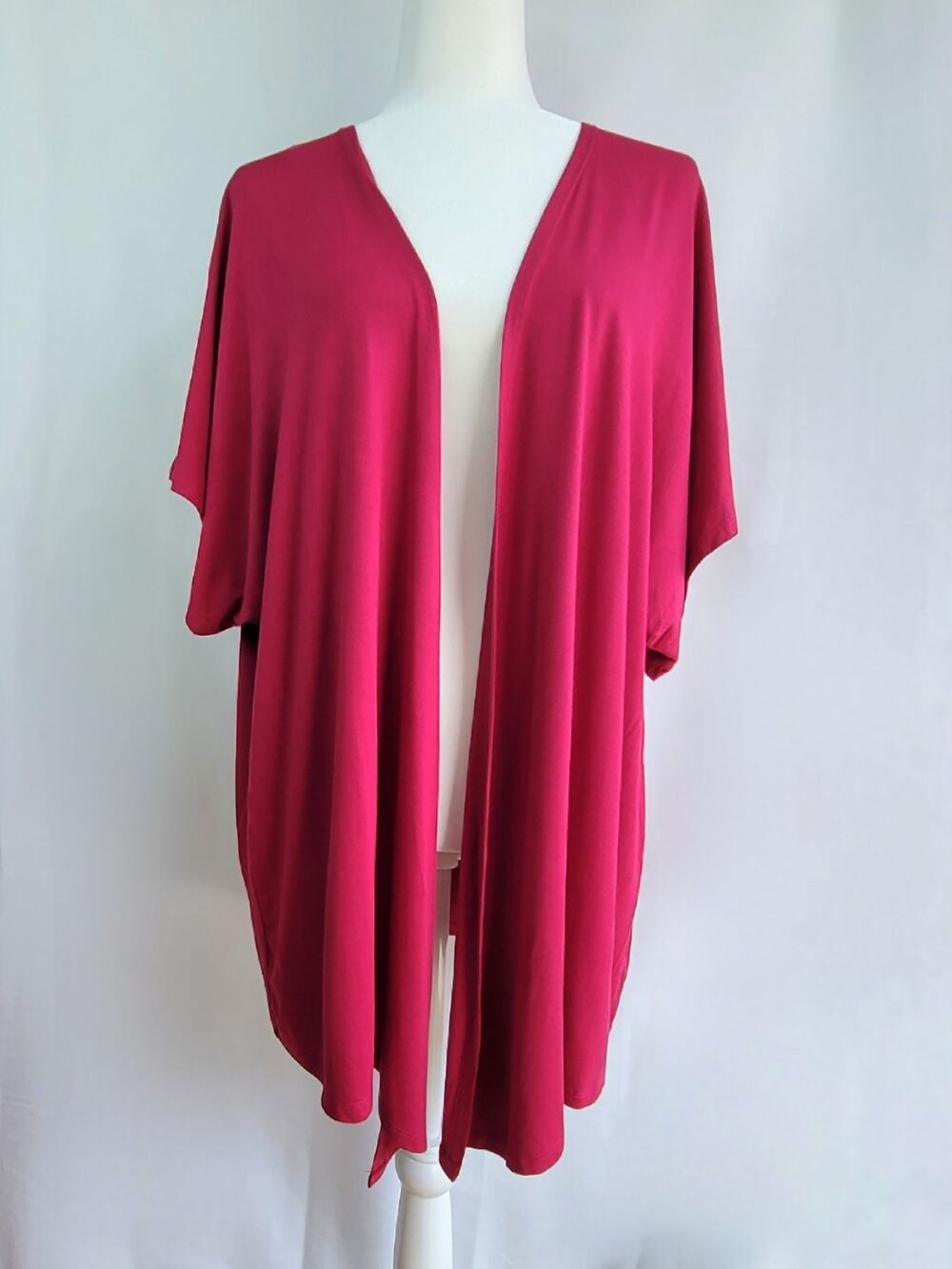 NWT MADE BY JOHNNY Flowy Dolman Sleeve Kimono Duster Cover-Up Women's Size XL